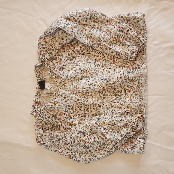 Tea floral peasant top - Picture 1 of 3